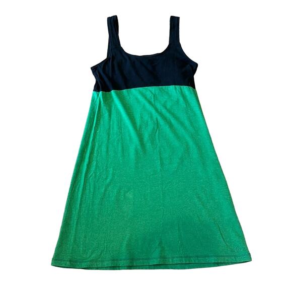 KAVU Women's Color Block Sleeveless Mini Dress Black Green Size S - Picture 1 of 7